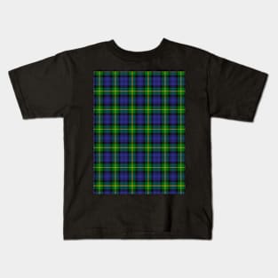 Gordon Modern Plaid Tartan Scottish Kids T-Shirt